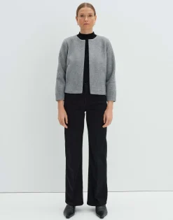 Damen OPUS Sweat^Sweatjacke Utina Grau Online Bestellen