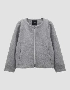 Damen OPUS Sweat^Sweatjacke Utina Grau Online Bestellen