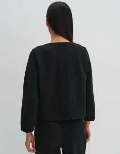 Damen OPUS Sweat^Sweatjacke Utina Schwarz Online Bestellen