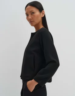 Damen OPUS Sweat^Sweatjacke Utina Schwarz Online Bestellen