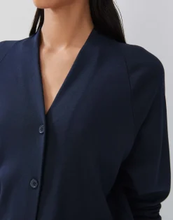 Damen OPUS Strick | Sweat^Sweatjacke Uyakumi Blau Online Bestellen