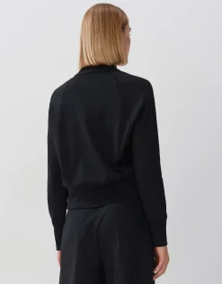 Damen OPUS Strick | Sweat^Sweatjacke Uyakumi Schwarz Online Bestellen