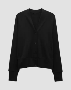 Damen OPUS Strick | Sweat^Sweatjacke Uyakumi Schwarz Online Bestellen