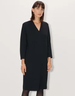 Damen OPUS Kleider^Sweatkleid Qatja Schwarz Online Bestellen