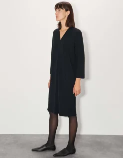 Damen OPUS Kleider^Sweatkleid Qatja Schwarz Online Bestellen