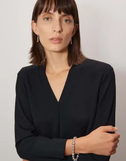 Damen OPUS Kleider^Sweatkleid Qatja Schwarz Online Bestellen