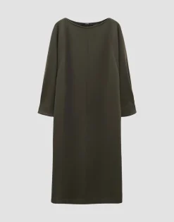 Damen OPUS Kleider^Sweatkleid Qelena Grün Online Bestellen