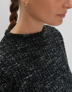 Damen OPUS Kleider^Sweatkleid Quarola Schwarz Online Bestellen