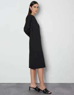 Damen OPUS Kleider^Sweatkleid Quissi Schwarz Online Bestellen