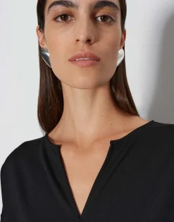 Damen OPUS Kleider^Sweatkleid Quissi Schwarz Online Bestellen