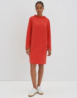 Damen OPUS Kleider^Sweatkleid Qusili Rot Online Bestellen