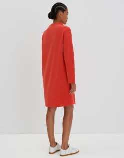 Damen OPUS Kleider^Sweatkleid Qusili Rot Online Bestellen