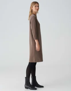 Damen OPUS Kleider^Sweatkleid Willna Braun Online Bestellen