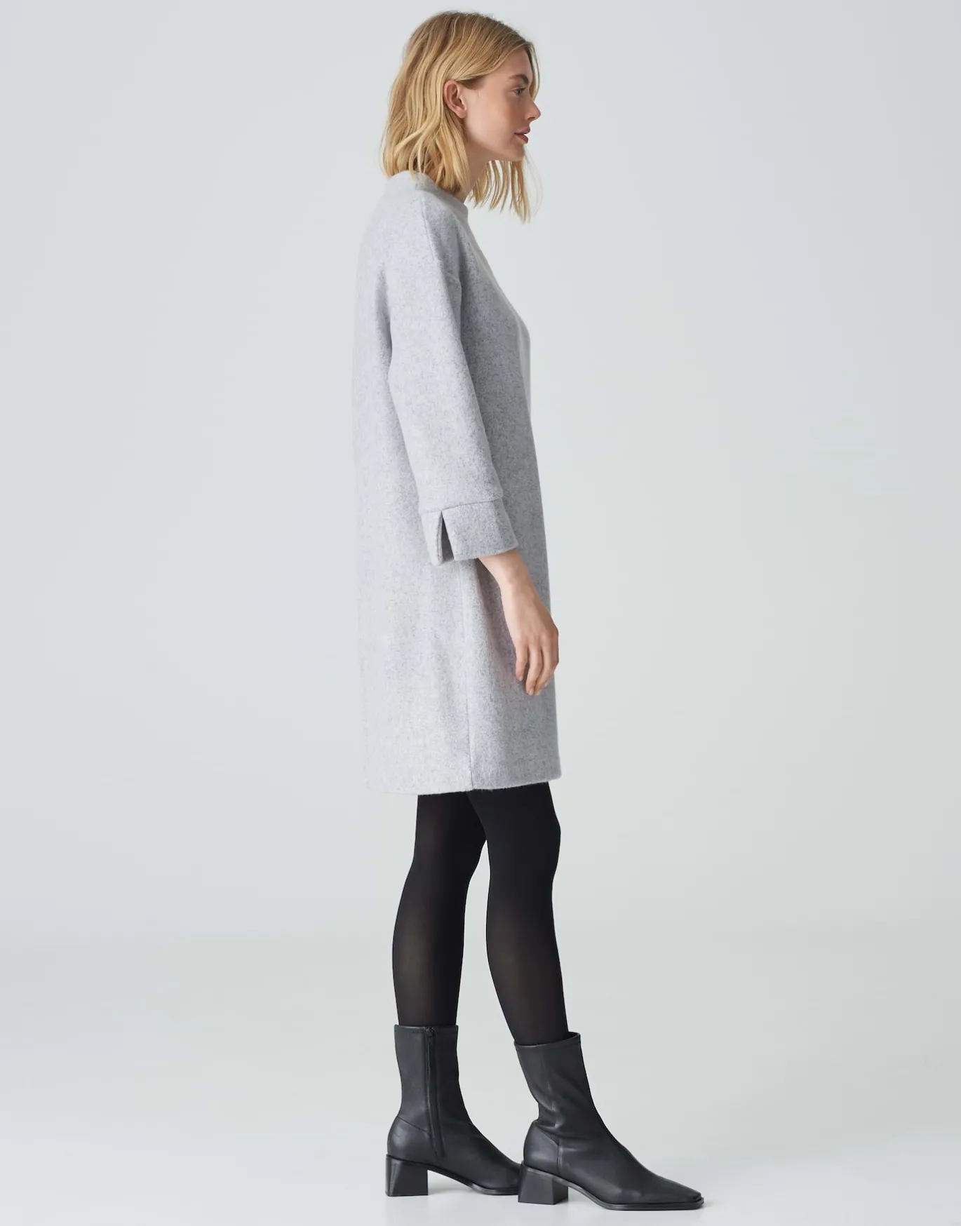 Damen OPUS Kleider^Sweatkleid Wonja Grau Online Bestellen