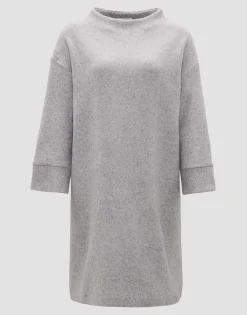 Damen OPUS Kleider^Sweatkleid Wonja Grau Online Bestellen