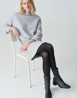 Damen OPUS Kleider^Sweatkleid Wonja Grau Online Bestellen