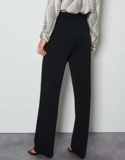 Damen OPUS Hosen^Sweatpants Cenya Texture Schwarz Online Bestellen