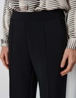 Damen OPUS Hosen^Sweatpants Cenya Texture Schwarz Online Bestellen