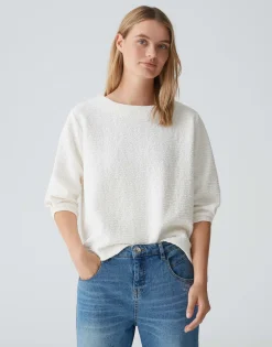 Damen OPUS Sweat^Sweatshirt Gresine Weiß Online Bestellen