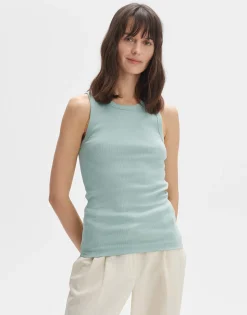 Damen OPUS Basics | Shirts^Tank Top Ilesso Grün Online Bestellen
