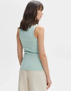 Damen OPUS Basics | Shirts^Tank Top Ilesso Grün Online Bestellen