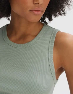 Damen OPUS Basics | Shirts^Tank Top Ilesso Grün Online Bestellen