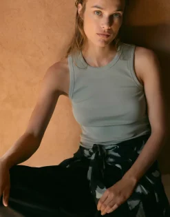 Damen OPUS Basics | Shirts^Tank Top Ilesso Grün Online Bestellen