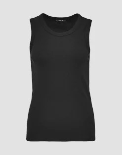 Damen OPUS Basics | Shirts^Tank Top Ilesso Schwarz Online Bestellen