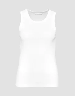 Damen OPUS Basics | Shirts^Tank Top Ilesso Weiß Online Bestellen