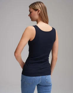 Damen OPUS Basics | Shirts^Top Imilia Blau Online Bestellen