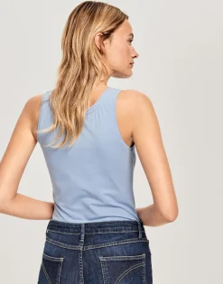 Damen OPUS Shirts^Top Imilia Blau Online Bestellen