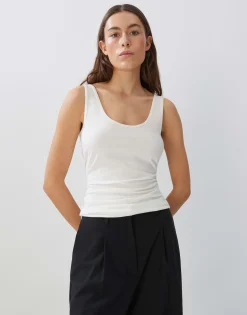 Damen OPUS Basics | Shirts^Top Käthi Weiß Online Bestellen