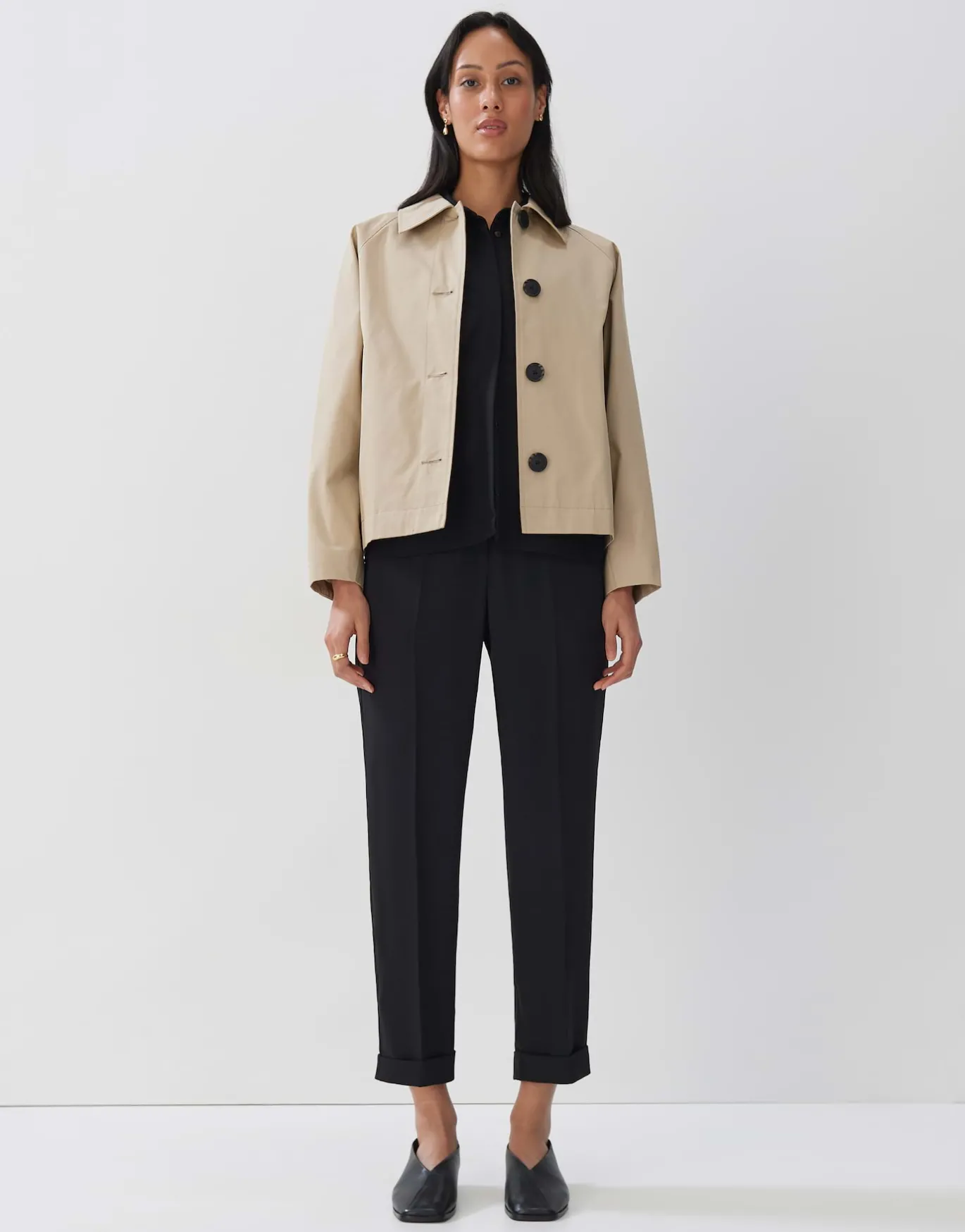 Damen OPUS Jacken / Mäntel | Blazer / Westen^Trenchjacke Vanami Beige Online Bestellen