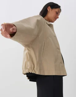 Damen OPUS Jacken / Mäntel | Blazer / Westen^Trenchjacke Vanami Beige Online Bestellen