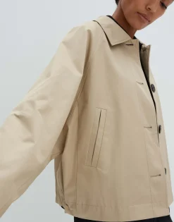 Damen OPUS Jacken / Mäntel | Blazer / Westen^Trenchjacke Vanami Beige Online Bestellen