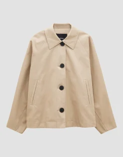 Damen OPUS Jacken / Mäntel | Blazer / Westen^Trenchjacke Vanami Beige Online Bestellen