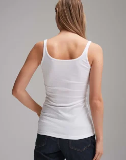 Damen OPUS Basics | Shirts^Trägertop Ina Weiß Online Bestellen