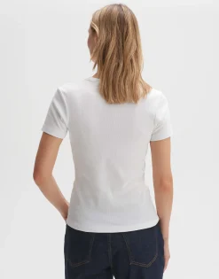 Damen OPUS Basics | Shirts^T-Shirt Samuna Weiß Online Bestellen