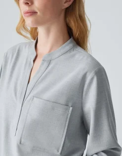 Damen OPUS Blusen^Tunikabluse Fanell Grau Online Bestellen