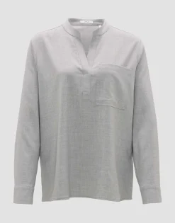 Damen OPUS Blusen^Tunikabluse Fanell Grau Online Bestellen