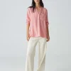 Damen OPUS Blusen^Tunikabluse Fanell Rosé Online Bestellen