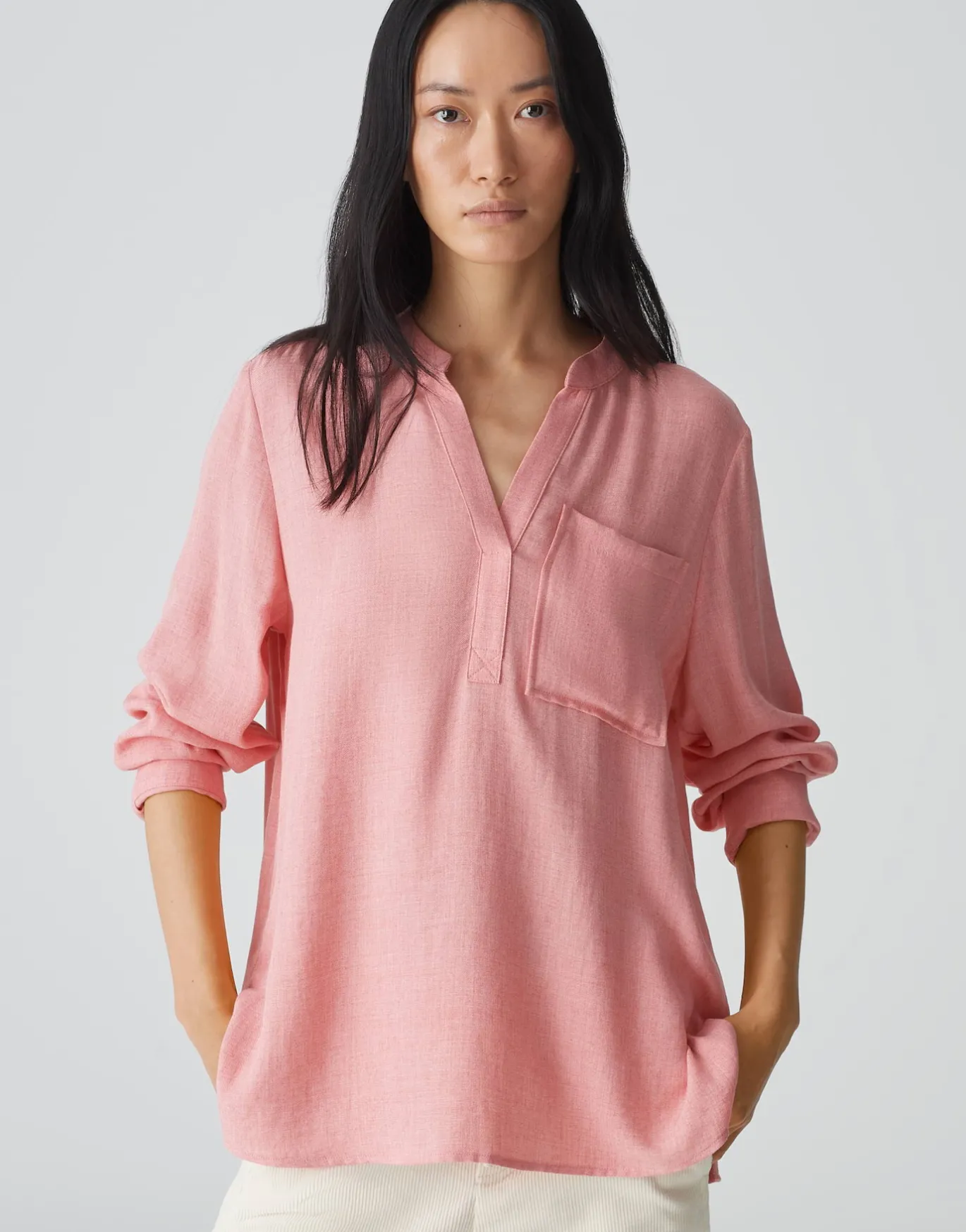Damen OPUS Blusen^Tunikabluse Fanell Rosé Online Bestellen