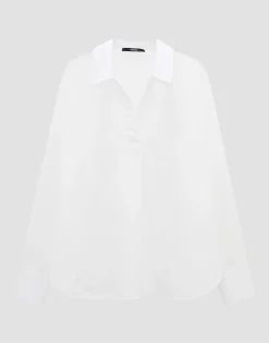 Damen OPUS Blusen^Tunikabluse Zomi Detail Weiß Online Bestellen