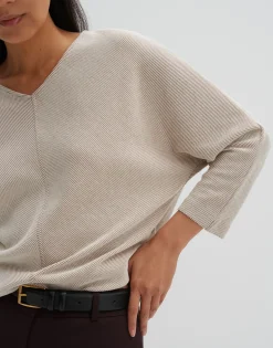 Damen OPUS Shirts^V-Shirt Kayoma Beige Online Bestellen