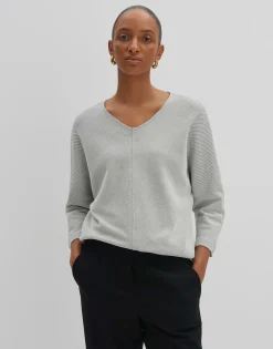 Damen OPUS Shirts^V-Shirt Kayoma Grau Online Bestellen