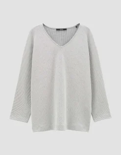 Damen OPUS Shirts^V-Shirt Kayoma Grau Online Bestellen