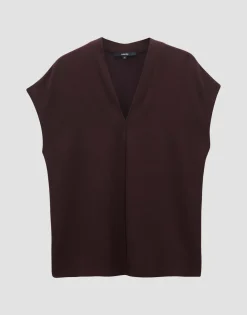 Damen OPUS Shirts^V-Shirt Kelcy Rot Online Bestellen