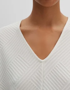 Damen OPUS Shirts^V-Shirt Kemony Weiß Online Bestellen