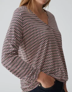 Damen OPUS Shirts^V-Shirt Sannah Tradition Rosé Online Bestellen