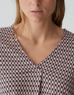 Damen OPUS Shirts^V-Shirt Sannah Tradition Rosé Online Bestellen